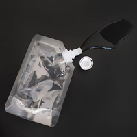Sac de buse autoportant pochettes de jus sac de boissons transparent pochette de liquide en plastique sac de boissons en plein air