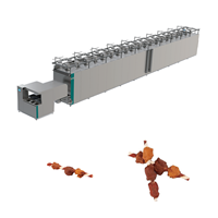 Machine automatique de fabrication et de séchage de bâtonnets à mâcher pour chiens, résistants aux morsures, pour le nettoyage dentaire, en forme de brochettes de viande de boeuf, pour friandises et aliments pour animaux de compagnie