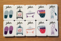 Mahjong en acrylique, vente directe d'usine Coffee Bean, nouveaux ensembles de mahjong américains 2026, ensemble complet avec accessoires inclus.
