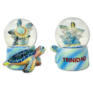 هدية بحرية للمحيط بشعار مخصص كرة كريستال راتنج بوليريزين تذكارية كرة ثلج سيغال - Product Image 5