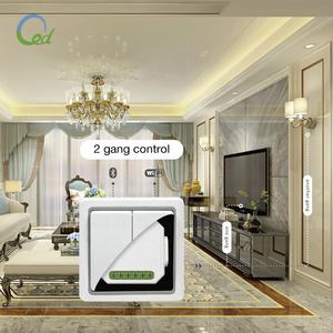 Module interrupteur intelligent, wi-fi, 2 boutons, pour luminaire, contrôlable par application mobile, application Tuya, pour automatisme de la maison - Product Image 3