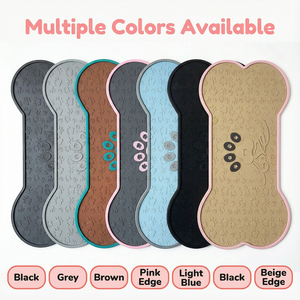 Alfombrillas de Silicona y <span class=keywords><strong>PVC</strong></span> para Comida de Mascotas, Antideslizantes e Impermeables, para Perros y Gatos, Novedad 2026, Gran Venta - Product Image 2