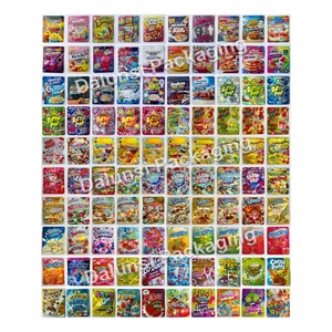 Nouveau modèle # 2001 à aujourd'hui # 2109 Prêt à expédier – Sachets d'emballage Mylar 3.5g en stock pour bonbons et biscuits - Product Image 1