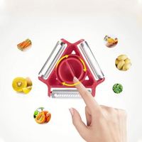 3-in-1 multifunctionele schil-, snij- en juliennesnijder, 1 stuk, keukenhulpje voor fruit & groenten, keukenhulpjes accessoire set