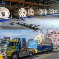 Équipement de pyrolyse de pneus usagés et de déchets de caoutchouc en vrac, pour la production d'huile combustible et de gaz auto-combustible, machine de pyrolyse