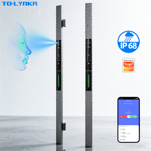 <span class=keywords><strong>Serrure</strong></span> de <span class=keywords><strong>portail</strong></span> extérieur intelligente Tuya Wifi à poignée longue, double face, étanche IP68, avec reconnaissance faciale 3D et empreinte digitale - Product Image 1