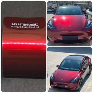 Dragon's Blood Red Modelo llamativo Alta saturación Resistente a los rayos UV para Sports Car Street <span class=keywords><strong>Cruising</strong></span> & Festival Vibe Car Wrap Film - Product Image 3