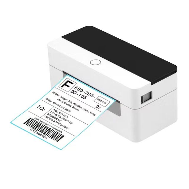 XP-463B Wholesale Office 4 Inch Desktop Thermal Label Printer (Black White) for Industrial Barcode Use USB Interface Stock