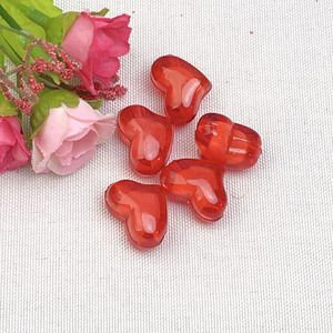 Acrylic Heart Shape Loose <b>Beads</b> For Bracelet Making Candy <b>Beads</b> ZTG Yiwu Origin Winter 2021 - Product Image 1