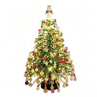 Nouveau produit transfrontalier : Kit DIY d'arbre de Noël en perles acryliques, fait main, style moderne et minimaliste