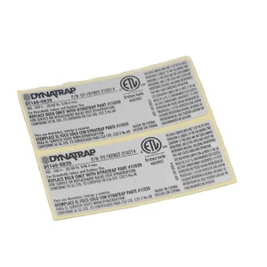 Nhãn dán in vinyl <span class=keywords><strong>DK</strong></span> QR chuyển mã chết cắt kim loại nhà sản xuất pregomega chuyển trong suốt - Product Image 3