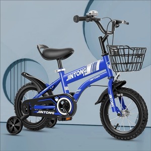 Vélo pour enfant garçon, tout-petit, 12 pouces, cadre en acier carbone, frein à disque, roues d'apprentissage, panier <span class=keywords><strong>4</strong></span> roues, 3-12 <span class=keywords><strong>ans</strong></span>, extérieur - Product Image 6