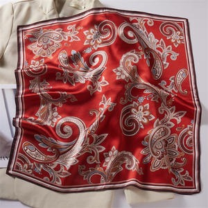 Foulard carré chinois 100 % soie de mûrier pour homme musulman, élégant et polyvalent, 70x70cm, petit foulard de cou pour printemps-automne, haute qualité - Product Image 6
