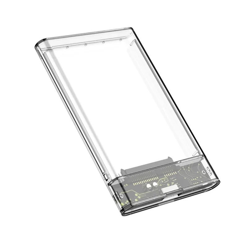 2.5 inch usb 3.0 sata transparent hdd enclosure