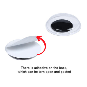 6mm 8mm 10mm 12mm 15mm 18mm 20mm 25mm 35mm occhi autoadesivi per peluche artigianali occhi commoventi Googly - Product Image 2