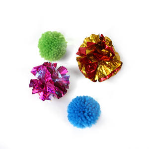 Set di 14 Giocattoli per Gatti in Cotone Biologico con <span class=keywords><strong>Catnip</strong></span>, Palla di Pelliccia e Campanello a Forma di Pesce, Topolino Divertente - Product Image 2