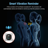 Ceinture de soutien électrique intelligente pour le haut du dos avec rappel par vibration