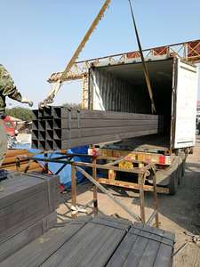 ASTM A500 Q235 شكل صلب خفيف مجلفن مربع مجوف قسم/فولاذ شريط مربع مجوف - Product Image 6