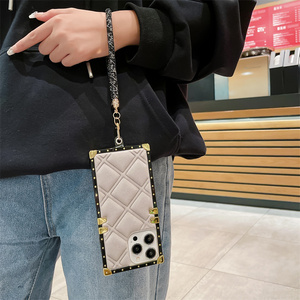 Hot Bán thiết kế sang trọng TPU thân Cây điện thoại di động bìa cho 15 14 13 12 11 XS với dây đeo cổ tay điện thoại di động Bìa - Product Image 2