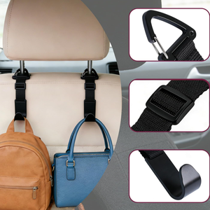 ตะขอแขวนหลังเบาะรถยนต์แบบปรับได้ ทนทาน ทำจากสแตนเลส เหมาะสำหรับแขวนกระเป๋าสตางค์ <span class=keywords><strong>กระเป๋า</strong></span> และของ<span class=keywords><strong>ใช้</strong></span>ขนาดเล็ก - Product Image 6