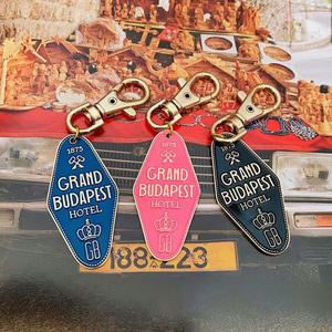 Hot Sales Promotion Metal Plain Black Key Chains Custom Sublimation Gilding Keytag Designer Hotel Motel Keychain - Product Image 4