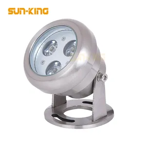 انخفاض الجهد 24 فولت مصغرة للماء الأرجواني الأزرق ip68 بركة مصباح 3 واط 3 واط تحت الماء rgb led إضاءة حمام السباحة/المسبح