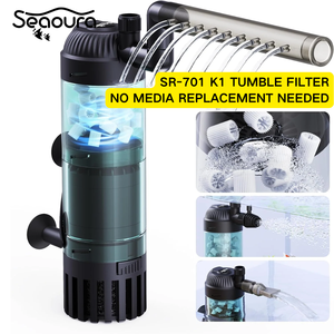 Filtro Submersível para Aquário Seaoura SR-701 K1 Ultra Silencioso com Mídia Biofiltrante em Movimento Contínuo (Plugue Americano) - Product Image 1