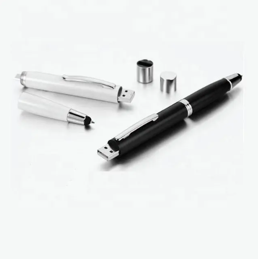 Fashionable Business Custom High Quality Stylus Screen OTG USB 2.0 Metal New 32GB/64GB/128GB Flash Drive