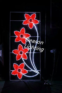 Luces Decorativas LED 2D <span class=keywords><strong>para</strong></span> Exteriores, con Motivos Navideños, <span class=keywords><strong>de</strong></span> PVC, <span class=keywords><strong>para</strong></span> <span class=keywords><strong>Decoración</strong></span> <span class=keywords><strong>de</strong></span> Calles en <span class=keywords><strong>Navidad</strong></span>, con Clasificación IP65 - Product Image 3