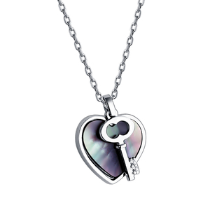 Llave Tonglin para tu corazón collar collar de plata esterlina para <span class=keywords><strong>mujer</strong></span> regalo de san valentín - Product Image 1
