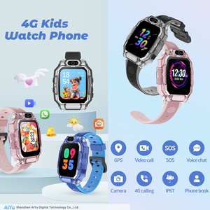 Vente directe d'usine, montre connectée pour enfants 4G, suivi de localisation GPS, SOS, étanche IP67, bracelet en silicone, appels pour enfants, batterie 4 jours - Product Image 2