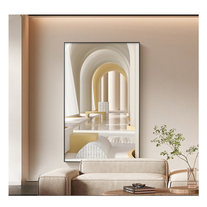 Nuovo <span class=keywords><strong>Design</strong></span> moderno soggiorno pittura decorazione d'interni parete arte personalizzata cristallo astratto - Product Image 5