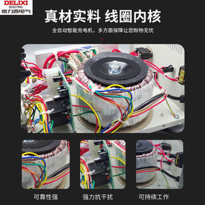 Chargeur de batterie de véhicule électrique entièrement automatique Delixi 6V/12V/24V pour camions avec prise standard AU - Product Image 2