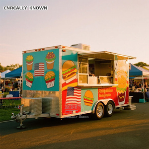 Remolque de Comida Rápida Personalizado OEM, Carrito Móvil para Tacos y Café, Camión de Comida para Restaurantes - Product Image 1