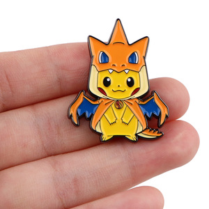 3 nouveaux designs de badges métalliques Poke Monster <span class=keywords><strong>Pikacu</strong></span> Poke Monsters Latios Pika Dragonite pour la décoration de sacs à dos et de vêtements - Product Image 2