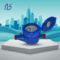 Medidores de Flujo de Agua Multichorro de Tipo Húmedo de Latón y Hierro Fundido, Clase de Protección IP68, Medidores de Agua Fría, Certificación OEM ISO