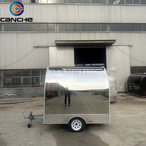 Cuisine mobile en acier inoxydable commerciale 2026, remorque de restauration rapide, snack-bar, concession de rue, multifonctionnelle, nouveau design, CE - Product Image 2