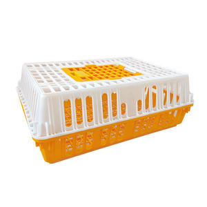 Vente en gros Boîte de roulement pour poussins Caisse de transport de volailles vivantes en plastique neuve résistante à la pression Cage à poulets - Product Image 2