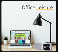 Tendance 2024 : Horloge LED 3-en-1 avec haut-parleur, barre de son et radio FM pour la maison, la voiture, les fêtes et le sommeil