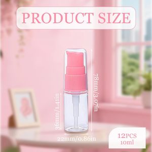 Manufacture High Quality 60ml <b>Plastic</b> Transparent Round Shape Cosmetic Skincare Spray <b>Bottle</b> <b>Empty</b> Makeup <b>Bottle</b> With Lid - Product Image 2