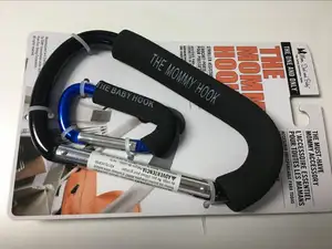 Outdoor Aluminum Jumbo Carabiners With Soft Grip