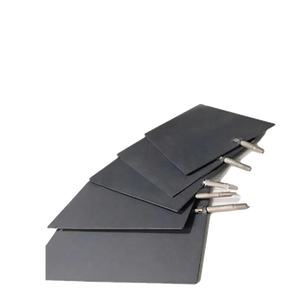 Plaque d'anode en titane plaqué <span class=keywords><strong>platine</strong></span> pour électrolyse, placage au chrome dur, placage à l'or, avec forme personnalisée - Product Image 4