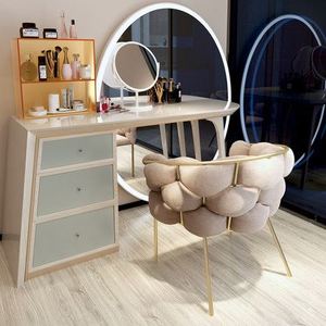 Wholesale Modern Simple Girl Bedroom <strong>Dresser</strong> Stool Back <strong>Chair</strong> Light Luxury Nail Salon Makeup Living Room <strong>Chair</strong> - Product Image 4