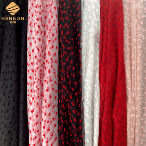 Trái Tim Shape DIY Chất Liệu Tricot Polka <span class=keywords><strong>Dot</strong></span> Tulle <span class=keywords><strong>Net</strong></span> Polyester Glitter Flock Lưới Vải Cho Tutu Ăn Mặc - Product Image 5