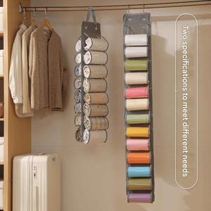 Yoga <b>Clothes</b> <b>Storage</b> Hanging Bag Organizer for Leggings Sportswear Bra Fitness Outfit Space Saving Organizer - Product Image 5