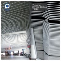 Panneaux de plafond suspendu en aluminium Prima, solution de plafond moderne pour les projets d'hôtels, de restaurants et de bureaux