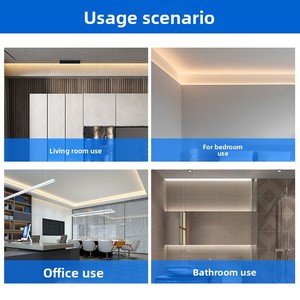 Juego Completo de Lámpara LED <span class=keywords><strong>T5</strong></span> con Soporte Integrado, Tira <span class=keywords><strong>Fluorescente</strong></span> de 12 Metros para el Hogar, Tubo de Luz Súper Brillante de ABS - Product Image 2