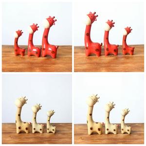 Commercio all'ingrosso ceramica <span class=keywords><strong>natale</strong></span> cervo artigianato europeo cartone animato arredamento glassa forno decorazione 6794 - Product Image 2