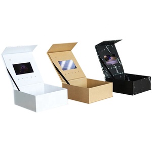 Boîte de lecture vidéo Hd belle fleur écran Lcd boîte cadeau avec <span class=keywords><strong>brochure</strong></span> vidéo pour publicité vidéo musique boîte de bienvenue - Product Image 3