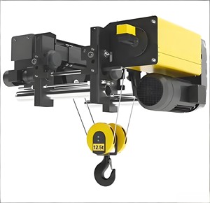 1 Ton 3 Ton 5 Ton 10 Ton NR Model European Type Wire Rope <strong>Hoist</strong> for Crane for Sale - Product Image 1